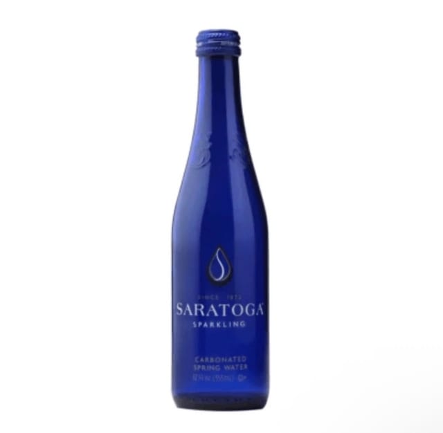 SARATOGA SPARKLING WATER.
