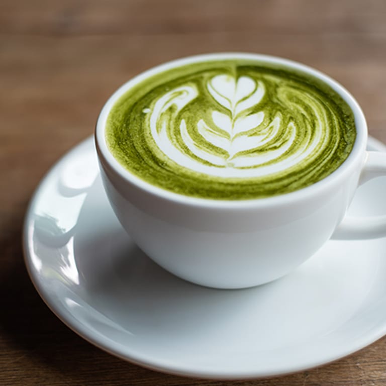 Delicious Matcha Latte Awaits